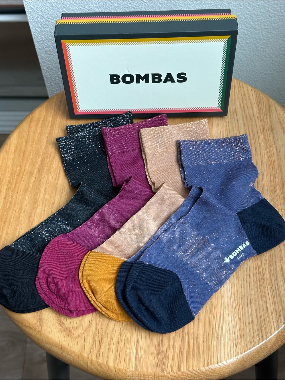 Bombas Shiny Sock Gift Set in Gift Box